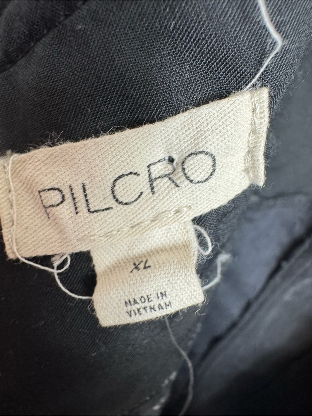 Pilcro Sleeveless Faux-Leather denim Fit-and-Flare Mini Dress XL - Picture 11 of 16